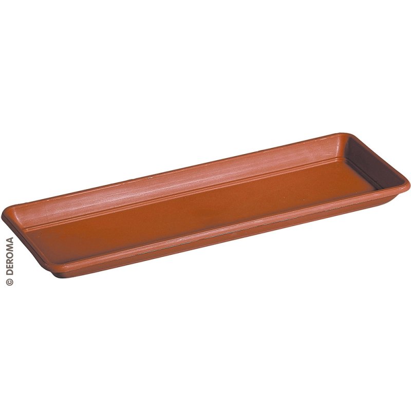 DAY R rectangular saucer red clay