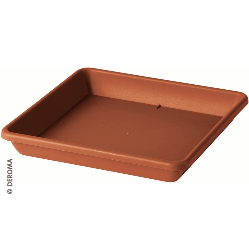 DAY R square saucer red clay