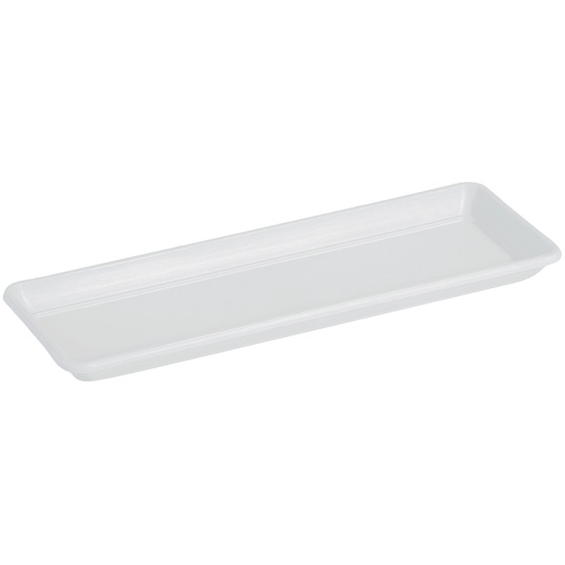 DAY R Rectangular Saucer - 9EM2ZSZ031enen - Recycled Plastic Rectangular Saucer, Frost and UV resistant, Without hole