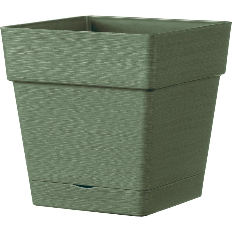 SAVE R Square pot - 9EB1ZSZ343enen - Recycled Plastic square pot, Frost and UV resistant, with water reserve and removable cap