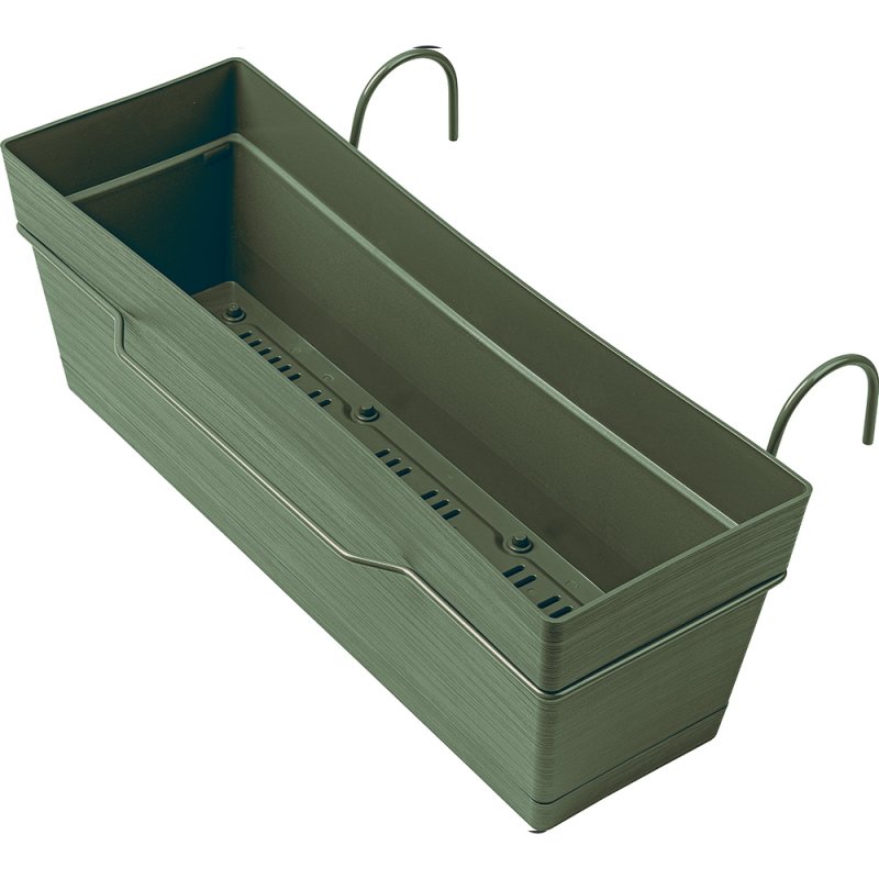 SAVE R kit window box   - 9EQ1ZSZ343enen - Recycled Plastic window box kit, Frost and UV resistant, with hole with removable cap