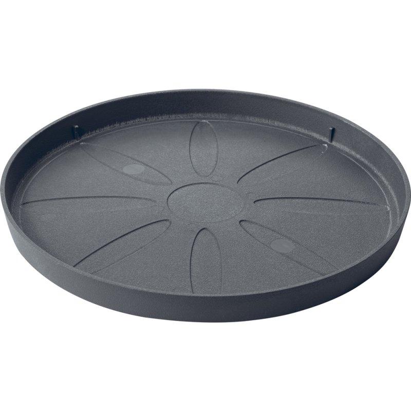 ORIGIN Round Saucer - 9H32ZSZ286enen - Recyclable Plastic round saucer, Frost and UV resistant, Guaranteed, without hole