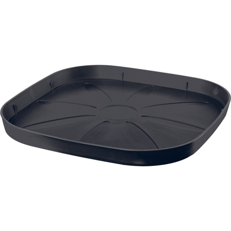 ORIGIN Square Saucer - 9H51ZSZ285enen - Recyclable Plastic square saucer, Frost and UV resistant, Guaranteed, without hole