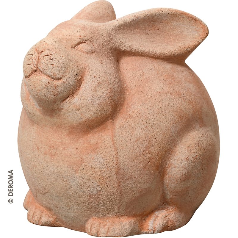 Coniglio in terracotta hand-made  animals & spheres 11515