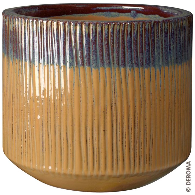 Vaso  in  terracotta smaltata  gozzi 11893