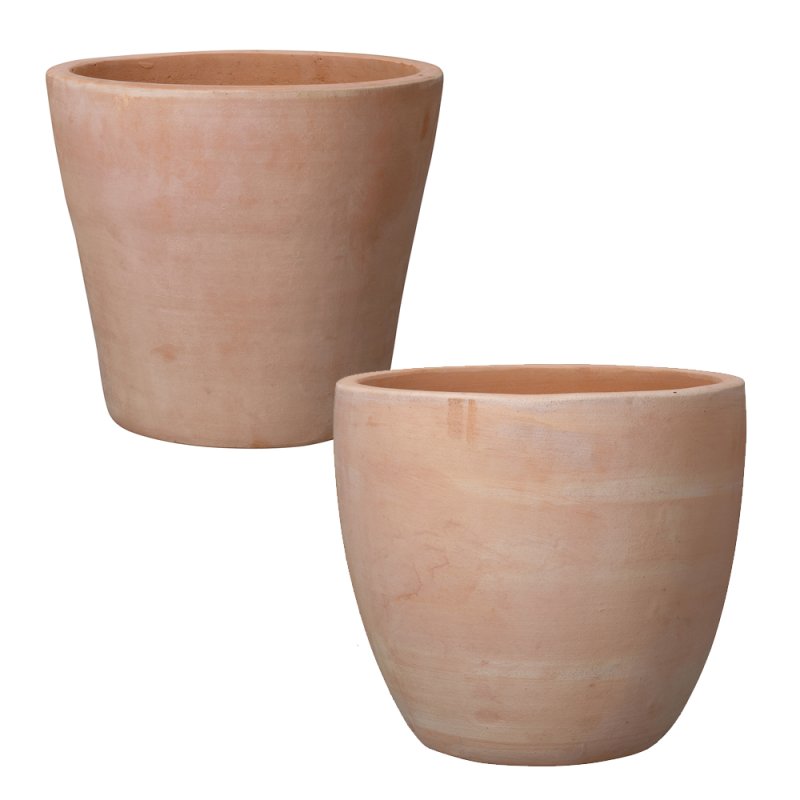 Vaso  in terracotta hand-made  dulce 12057