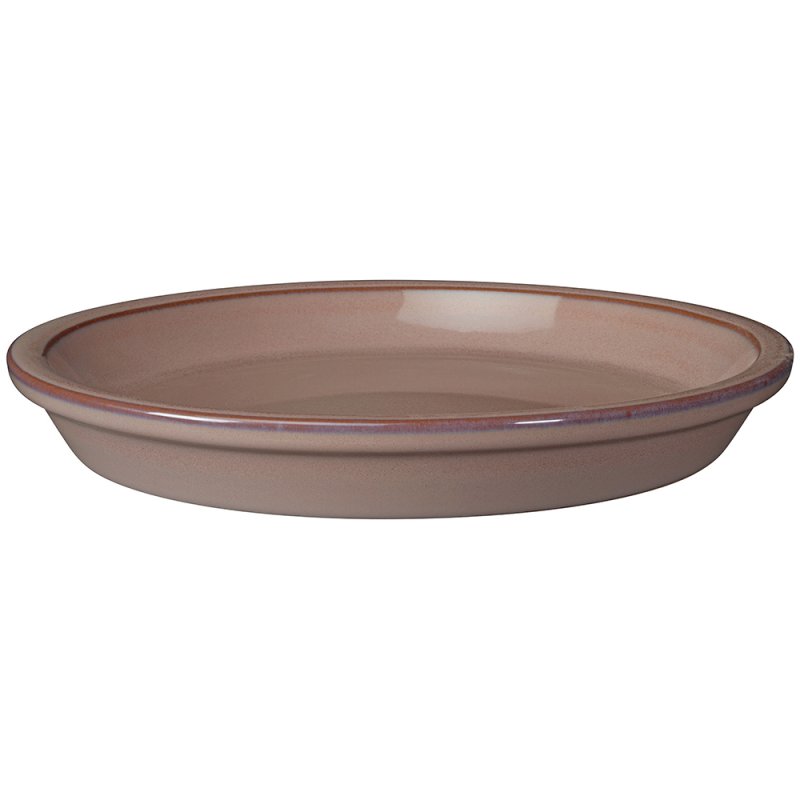 VICTORIA Saucer - 12592enen - set/3 sizes Glazed saucer, frost resistant, Hand finished, without hole