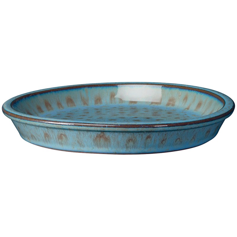 SCALE Saucer - 12600enen - set/4 sizes Glazed saucer, frost resistant, Hand finished, without hole