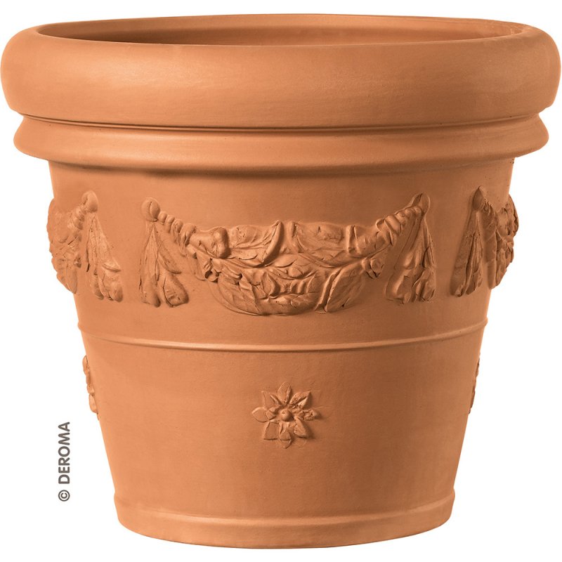 Vaso  in terracotta industriale  cotto garden 80600sz