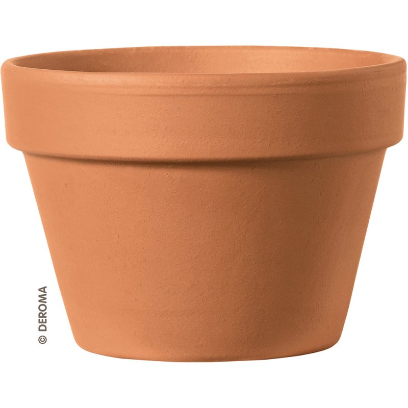 HALF pot red clay