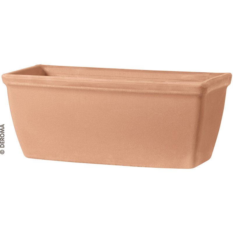 ROMA LISCIA window box white clay