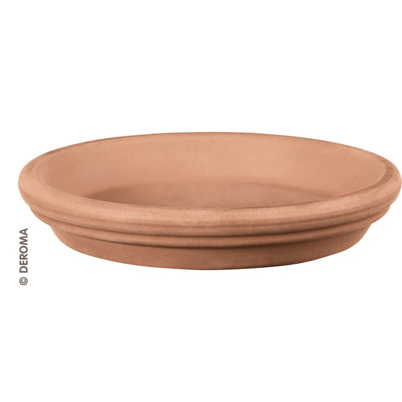 PLANT SAUCER white clay